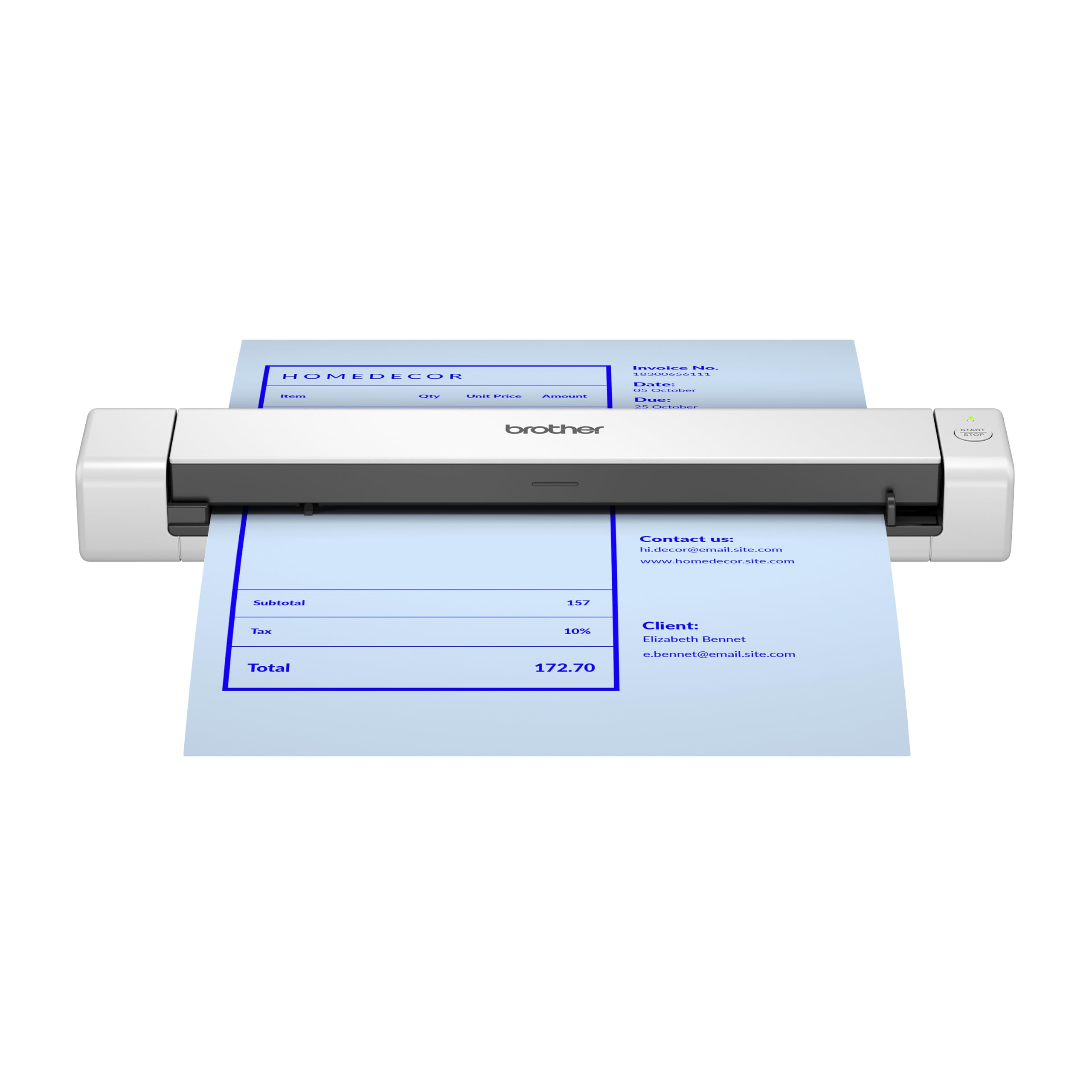 Brother DS-640e Compact Portable Document Scanner