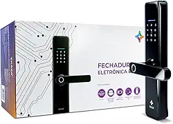 EKAZA Fechadura Digital Biométrica Inteligente com Senha, de Embutir, Uso Interno, Wi-fi PRO – T229