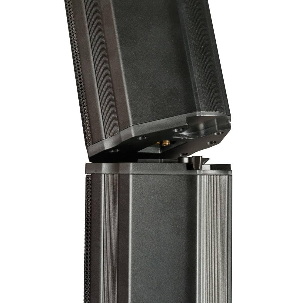Proel SESSION700 3-Wege-Audiosystem mit 1400 W Spitzenleistung mit Bluetooth-Modul und App für Android und iOS, Schwarz.
