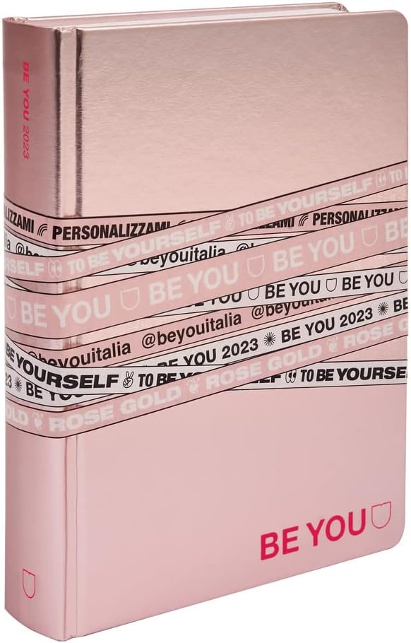 Be You Rose Gold Diary Diary, Big Size, Collection 22/23, for those who love the classic but with a touch of contemporeneity