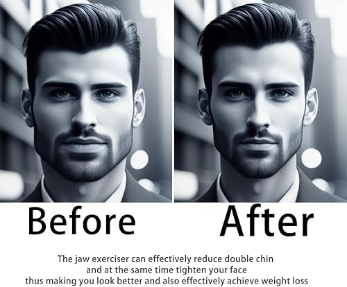 Miniatura 6 de Jaw Exerciser for Slimming, Sculpting and Face - Silicone Jaw Exerciser for Men and Women 5 Resistance Levels Jaw Exerciser for Men and Women