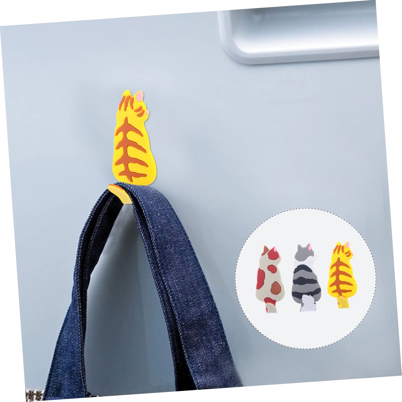 GLEAVI 6piezas Ganchos Magnéticos Divertidos para Refrigerador Adornos Prácticos y Decorativos Cocina para Colgar Utensilios y Objetos