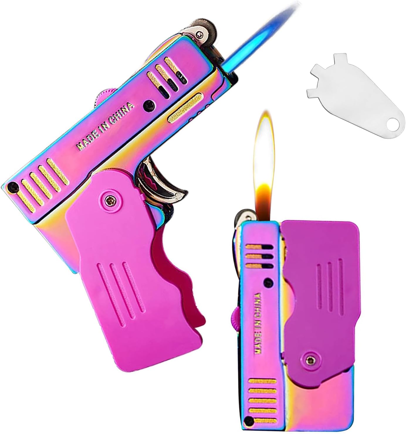 Jet Torch Lighter, Switchable Flame Lighter Butane Refillable with