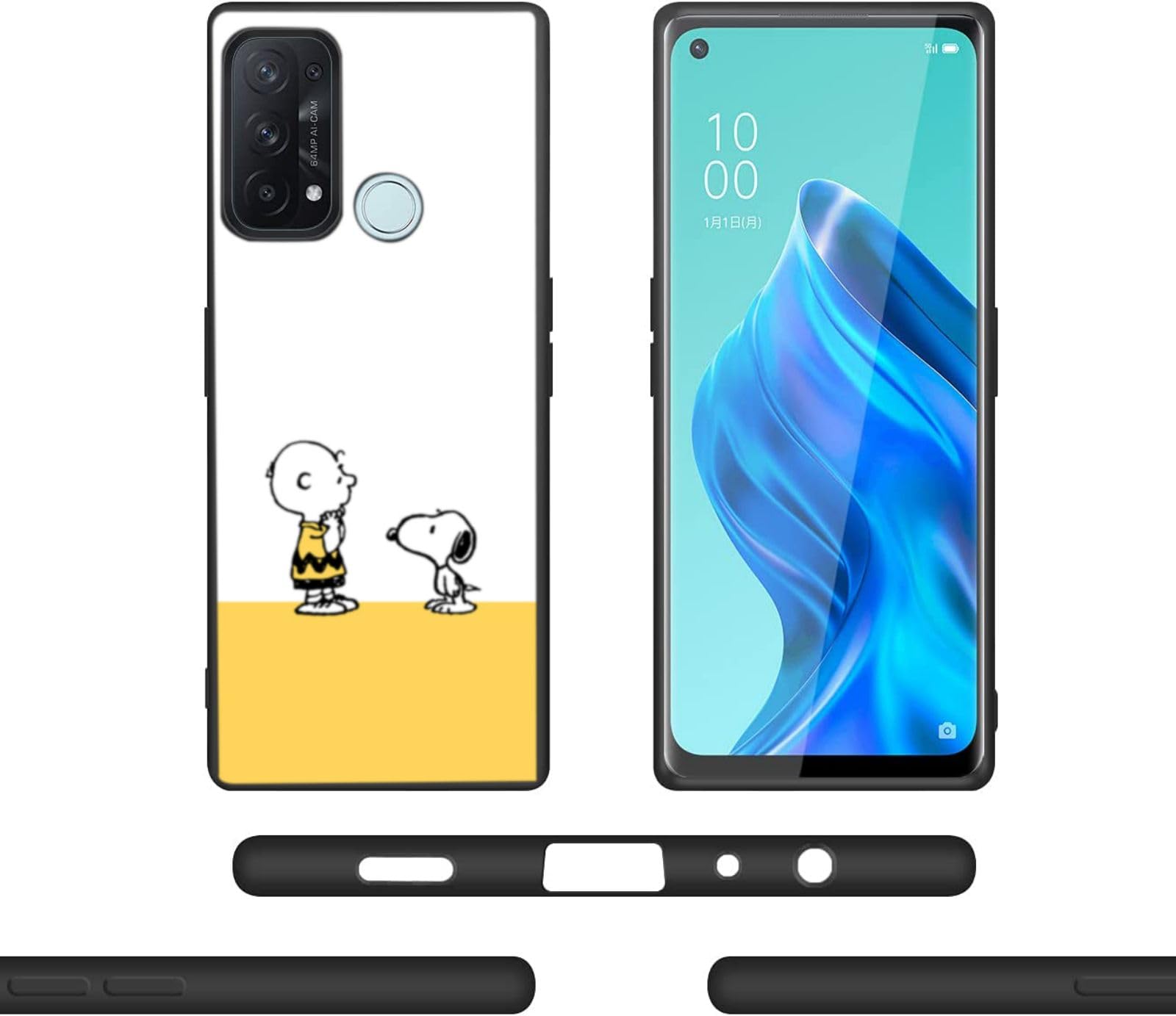 Oppo reno5a スマートフォン 本体 ワイモバイル スヌーピーケース付 Oppo reno5a スマートフォン 本体 ワイモバイル スヌーピーケース付