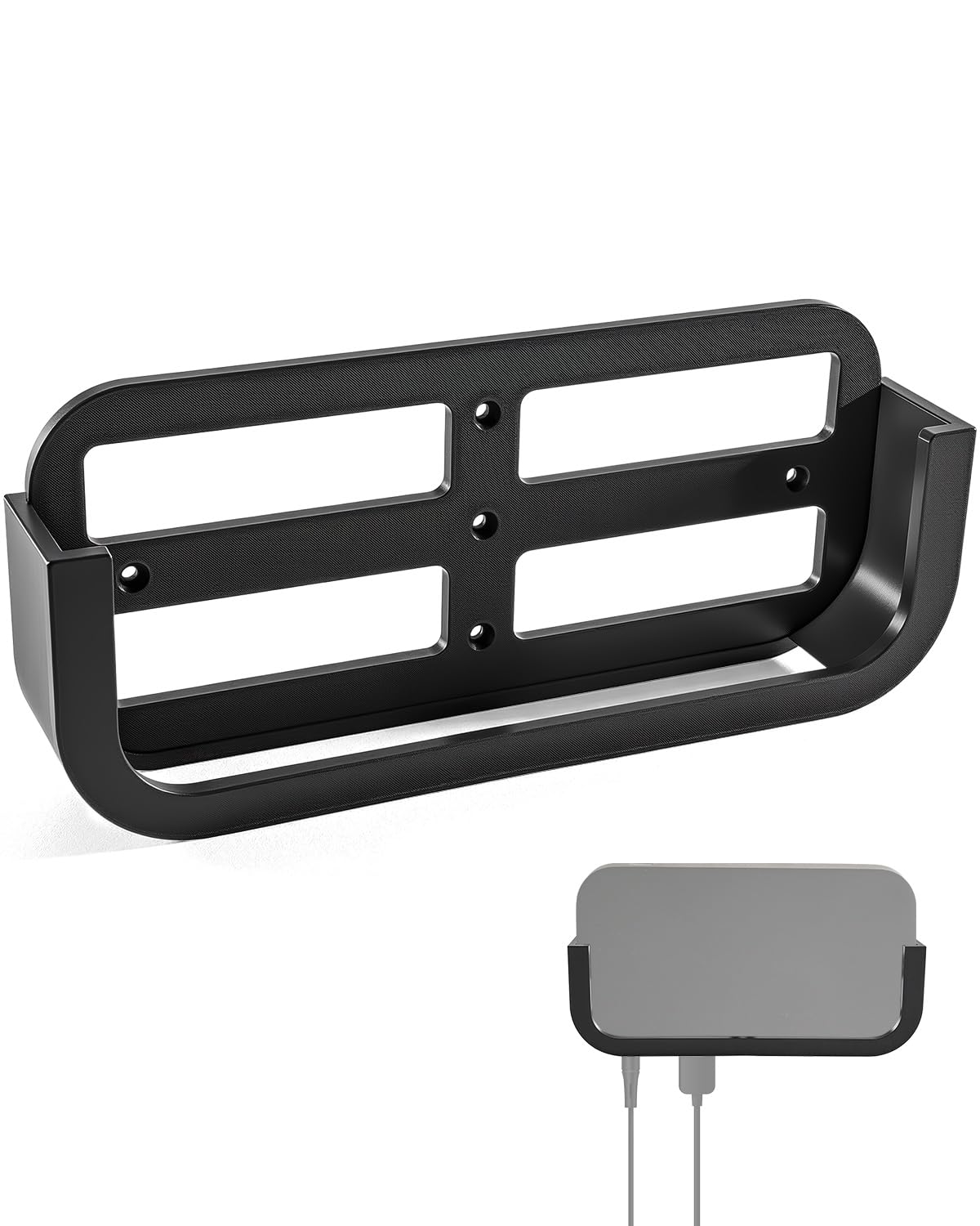 Wall Mount Fit for Philips Hue Play HDMI Sync Box 4K, Box Bracket with Screw Set, Space-Saving Wall Mount Holder