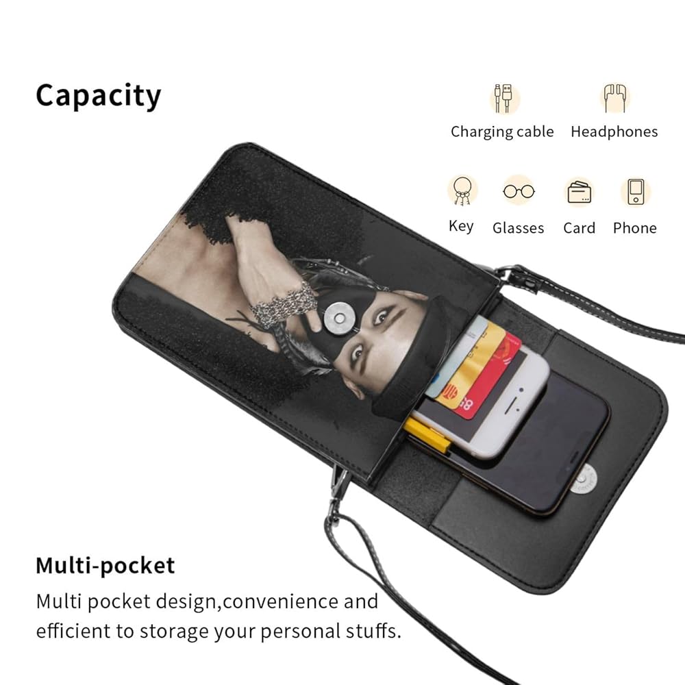 BIGBANG G-DRAGON ショルダーストラップ ファー ポーチ ジヨン BIGBANG グッズ GD ジヨン グッズ ファー チャーム ストラップ