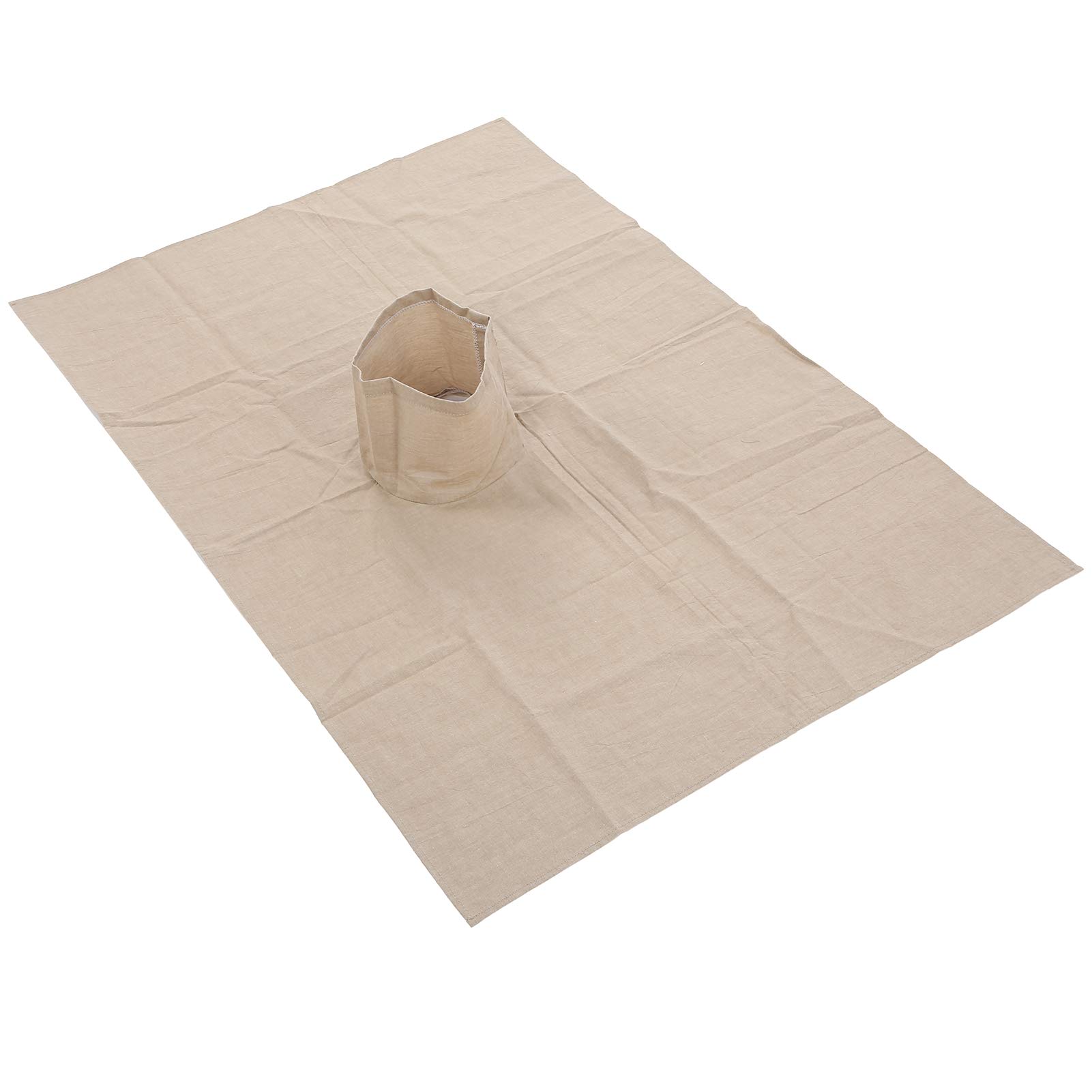 ACOGEDO Massage Table Cover Protector, Massage Table Cover with Face Hole 70 X 100cmCotton Massage Table Cover Beauty Salon Massage Bed Sheet (Khaki)