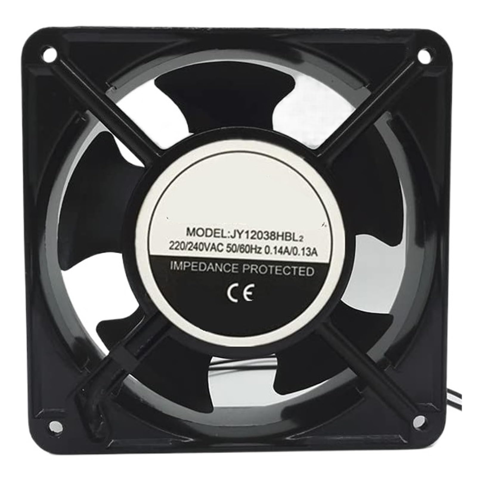 YMUGUEGH JY12038HBL2 AC 220V 0.14A 120x120x38mm 2-Wire Cooling Fan