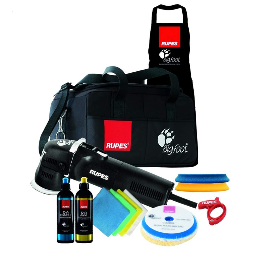 Rupes Bigfoot Mini LHR75E Luxury Kit, polisseuse excentrique, orbitale, 400W