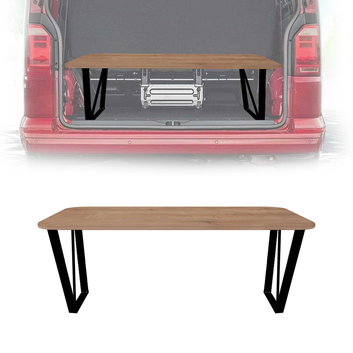 OMAC Multiflexboard Bettverlängerung kompatibel mit Mercedes Vito W447 2014-2026 Holz 3tlg