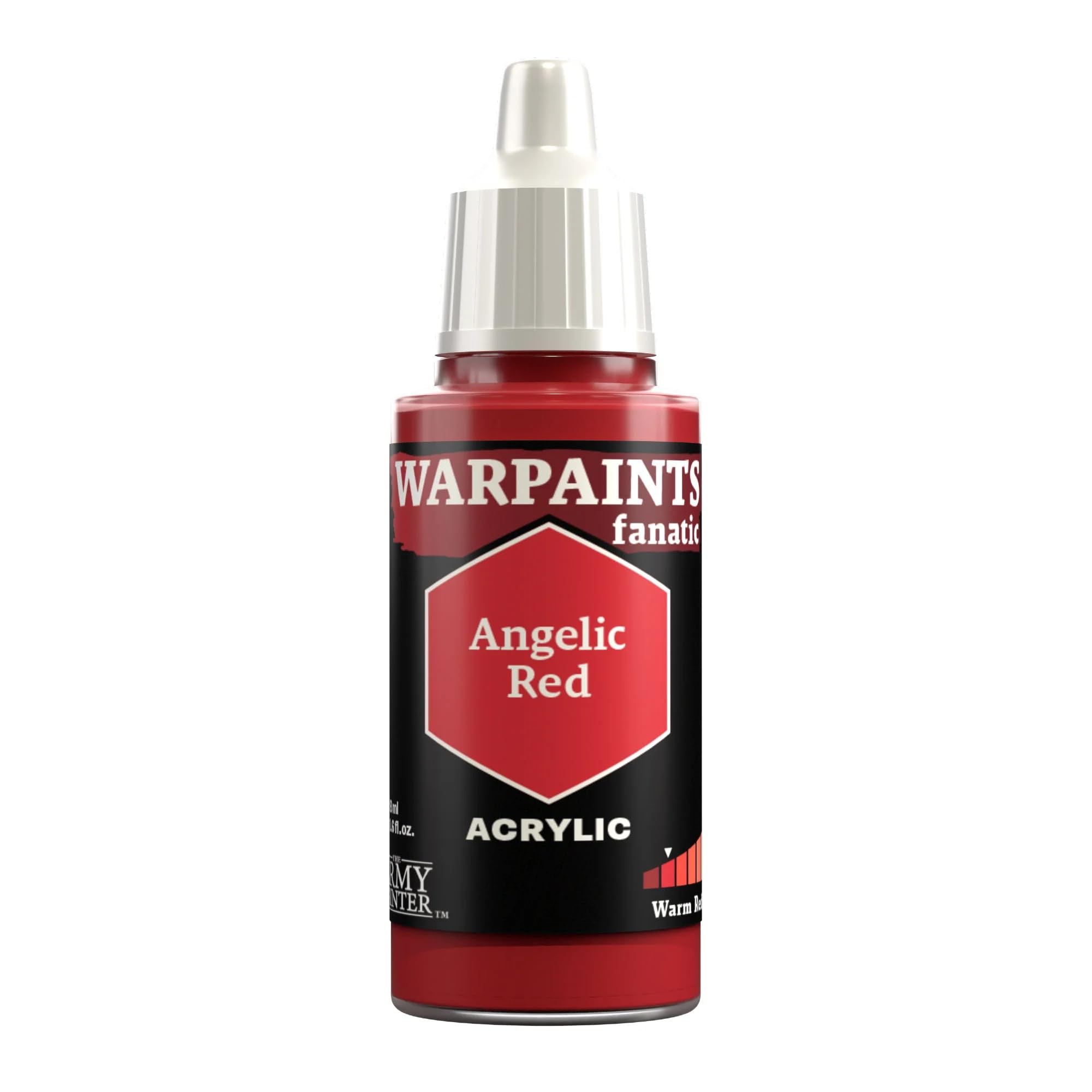 The Army Painter, Warpaints Fanatic Angelic Red Single Acrylics, Miniature Hobby Painting, Quality Paint for Miniature Wargaming