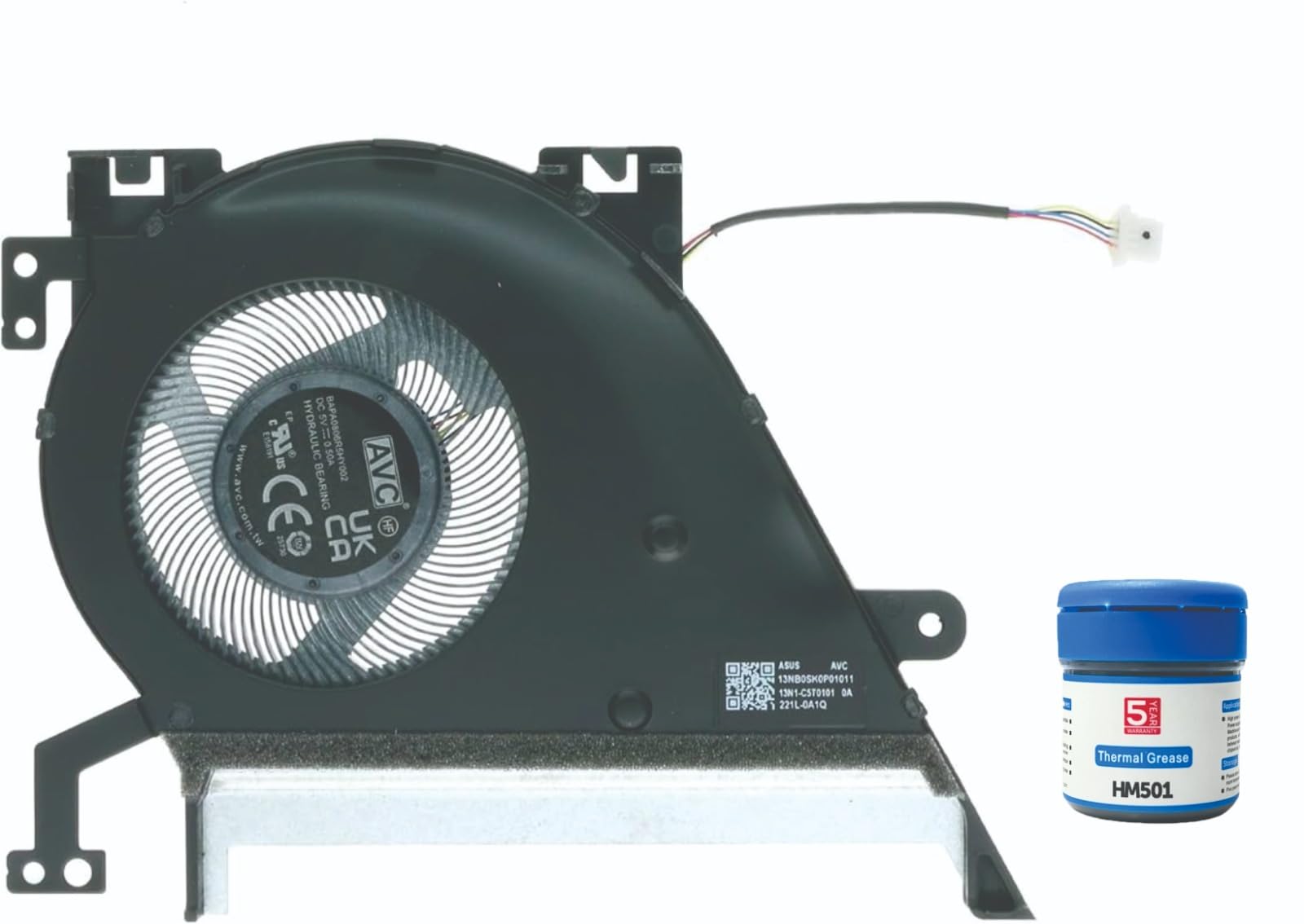 High- Quality Replacement Internal CPU Cooling Fan for Asus Vivobook X513EA A513EA M513 K513 S513 S513E F513EA BAPA0806R5HY002 Laptop. Comes Complimentary With MH501 (Cooling paste).-image-15