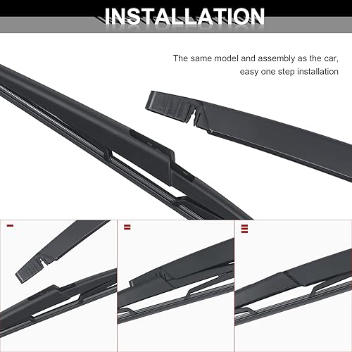 Miniatura 4 de Limpiaparabrisas trasero para Vol-vo XC90 2003-2006 # 8659502 30649040 Juego de limpiaparabrisas trasero