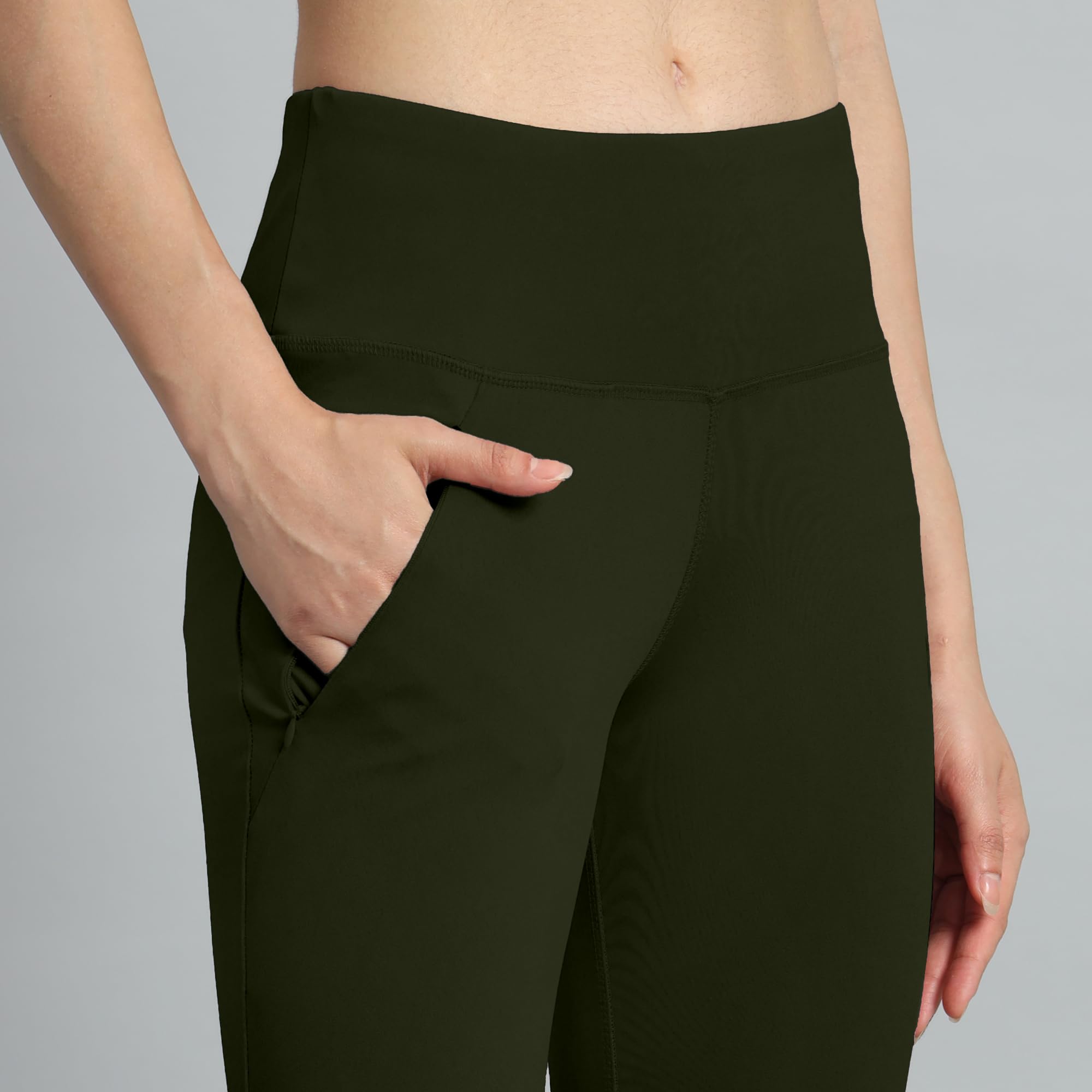 Mehrang Odzież gimnastyczna legginsy z siatki spodnie treningowe z bocznymi kieszeniami / rozciągliwe rajstopy/wysoki stan, sport, fitness, joga, spodnie dresowe dla kobiet i dziewcząt