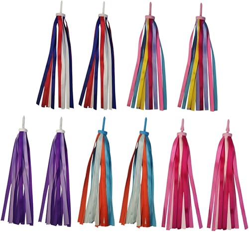 5 pares de cintas de borla para manillar, accesorios de decoración de borla para moto scooter