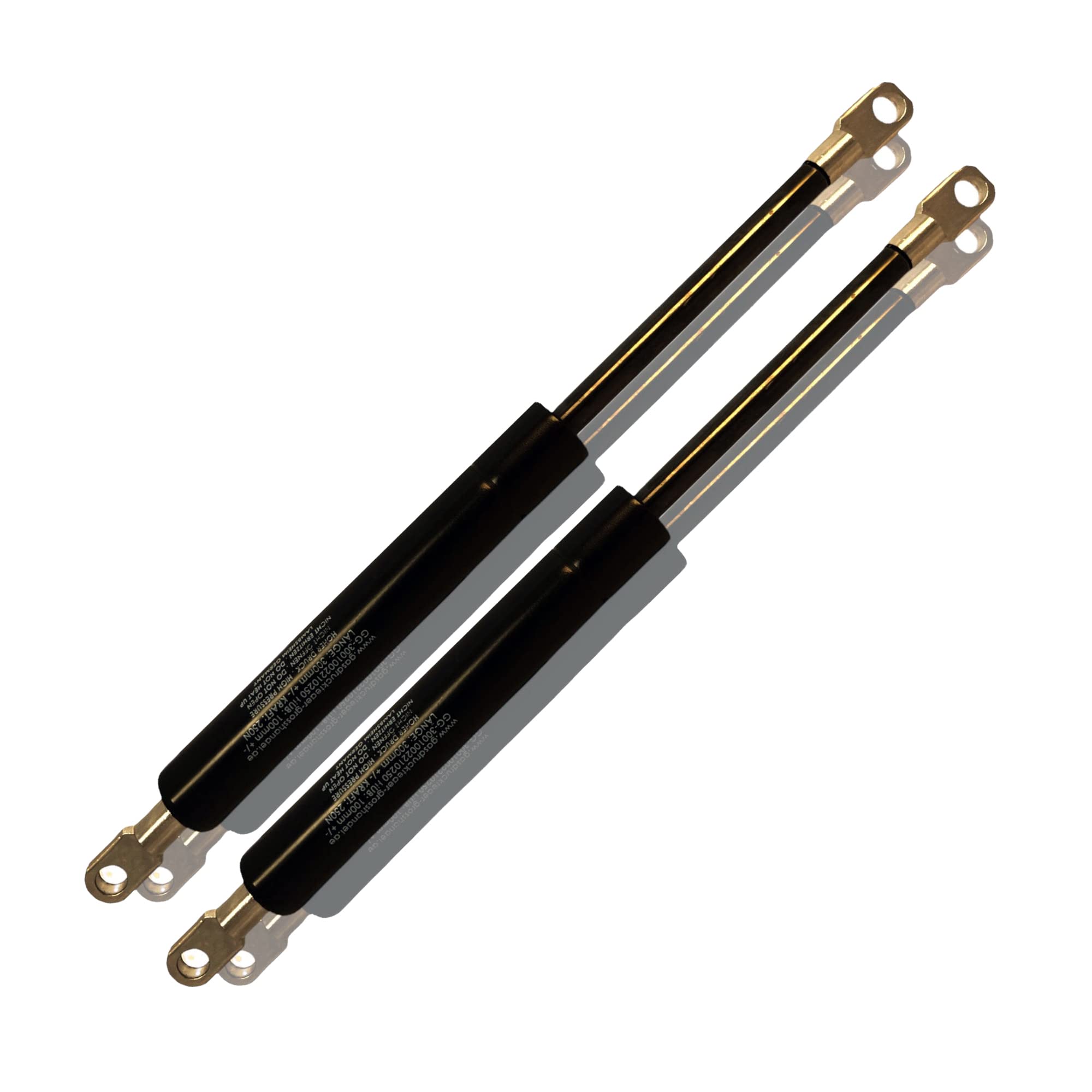 Resorte de gas de repuesto para Liftomat 082430 0200N de longitud, 226 mm, elevación de 80 mm, amortiguador de gas Kraft-200N con ojo (2 unidades)