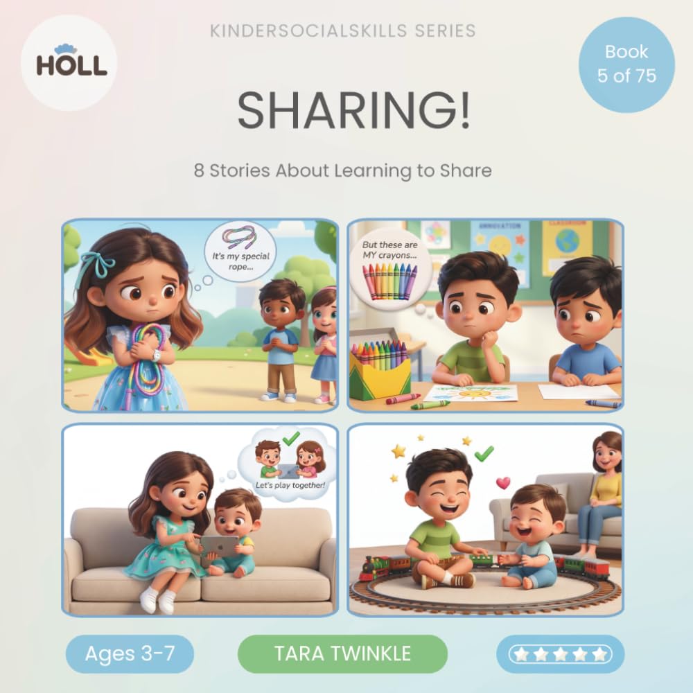 Sharing | A Social Story for Kids | KinderSocialSkills: Teaching Sharing & Taking Turns to Ages 3–7 Through Story