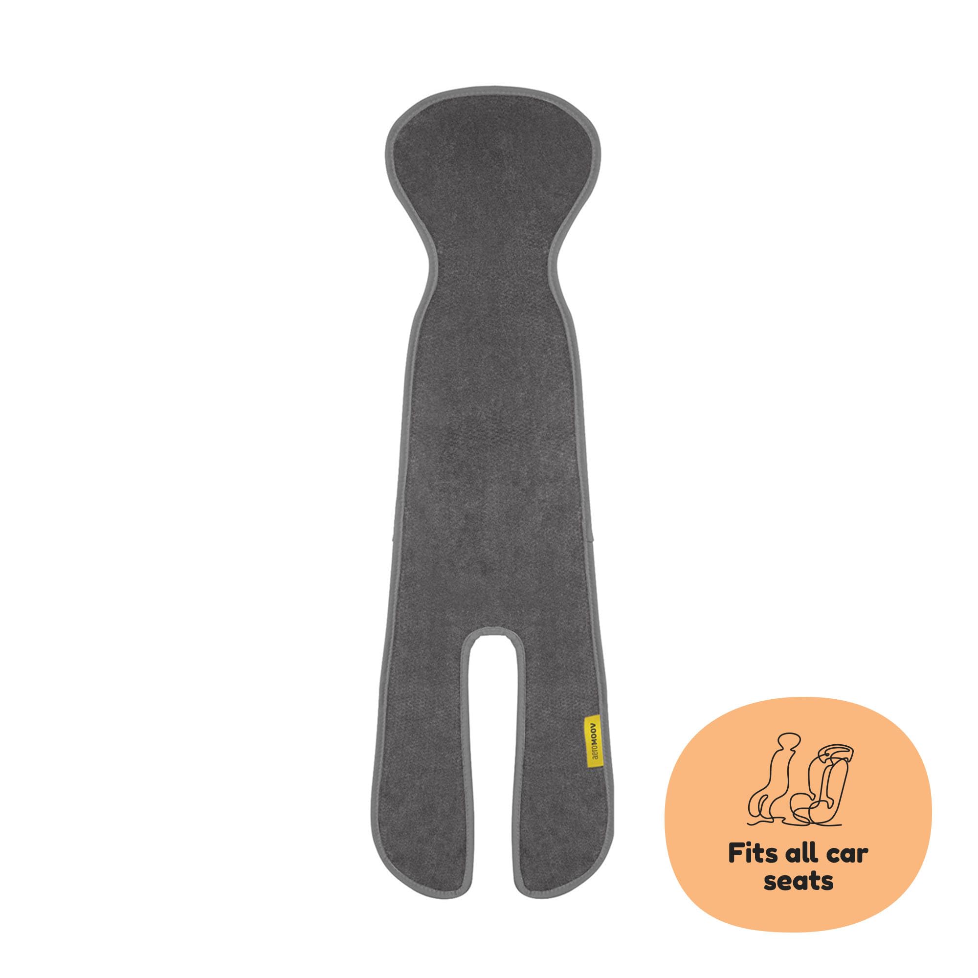 Aeromoov Materassino 3D Airlayer - Gruppo 2/3 con imbracatura Grigio scuro