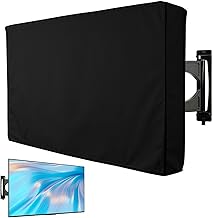 GBKDQQ Outdoor TV Abdeckung für 40-42 Zoll TV, Fernseher Hülle Bildschirmschutz Abdeckung 210D Oxford PVC Beschichtung Heavy Duty, Universal Wasserdicht Displayschutzfolie für Outdoor Fernseher