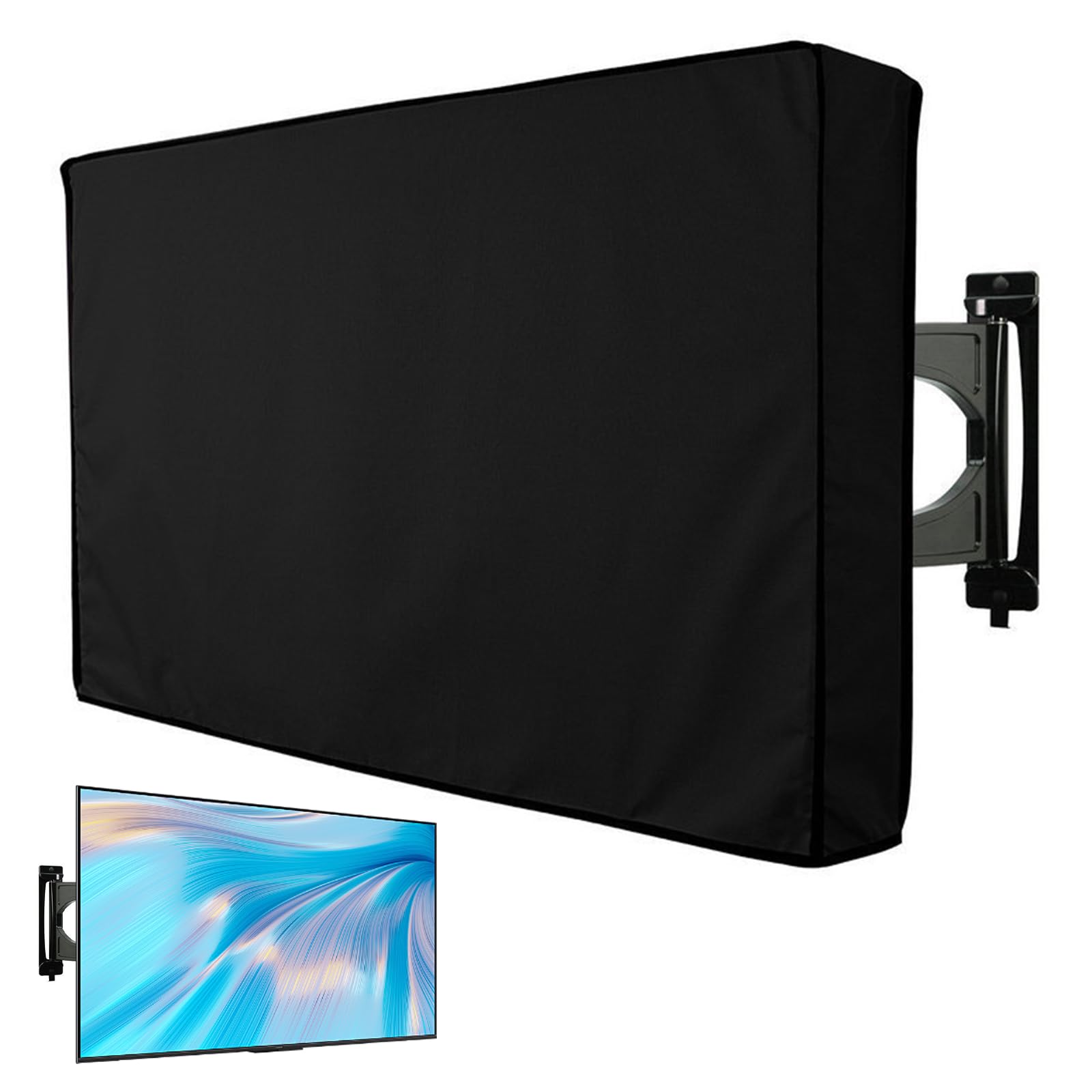 Housse de protection d'écran pour TV 40-42 pouces Oxford 210D étanche universel