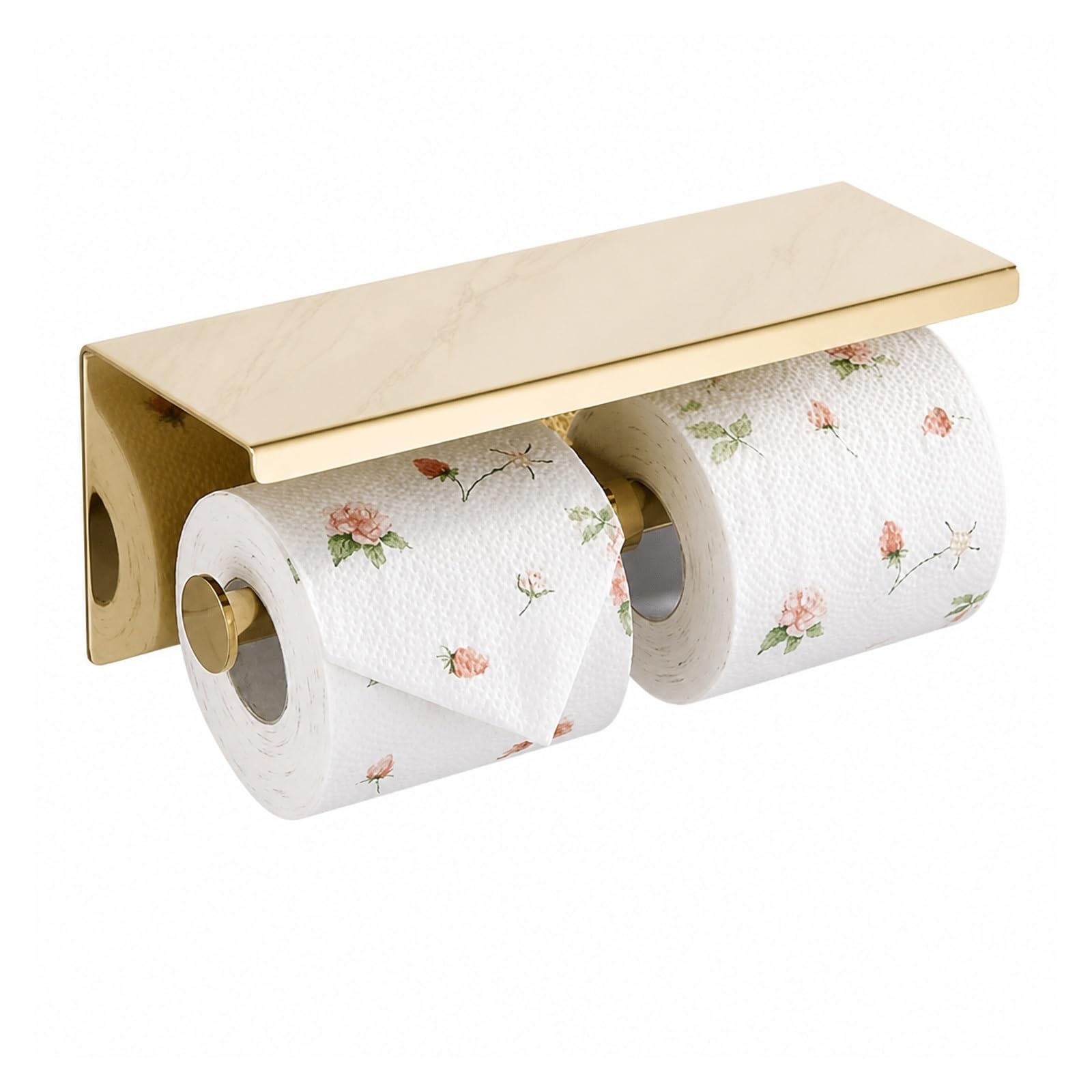 Uchwyt na Papier Toaletowy, Uchwyt Na Papier Toaletowy Ze Stali Nierdzewnej Z Półką do łazienki