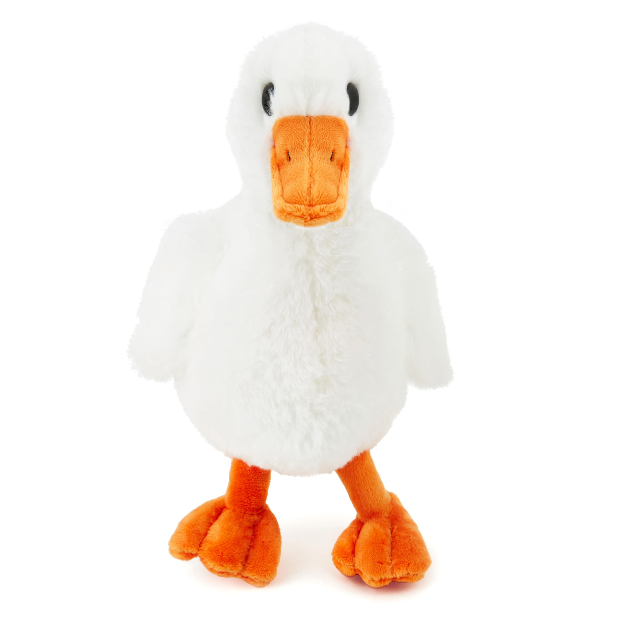 Zappi Co Pluszowa kaczka (25 cm) - Urocza, miękka kaczka, przyjazna dla środowiska, idealna na przygody nad dziecięcym stawem, wykonana z zrecyklingowanego materiału