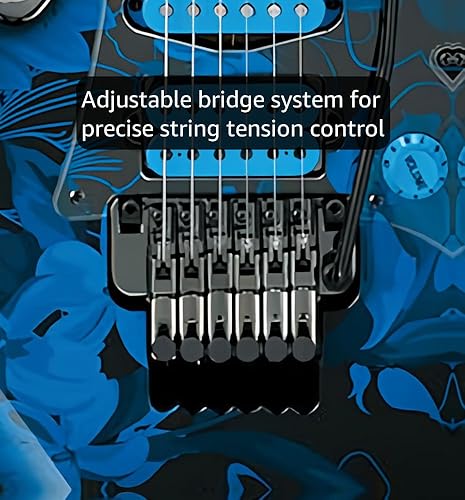 Amazon.com: Ibanez JEM77 Steve Vai Signature - Blue Floral Pattern