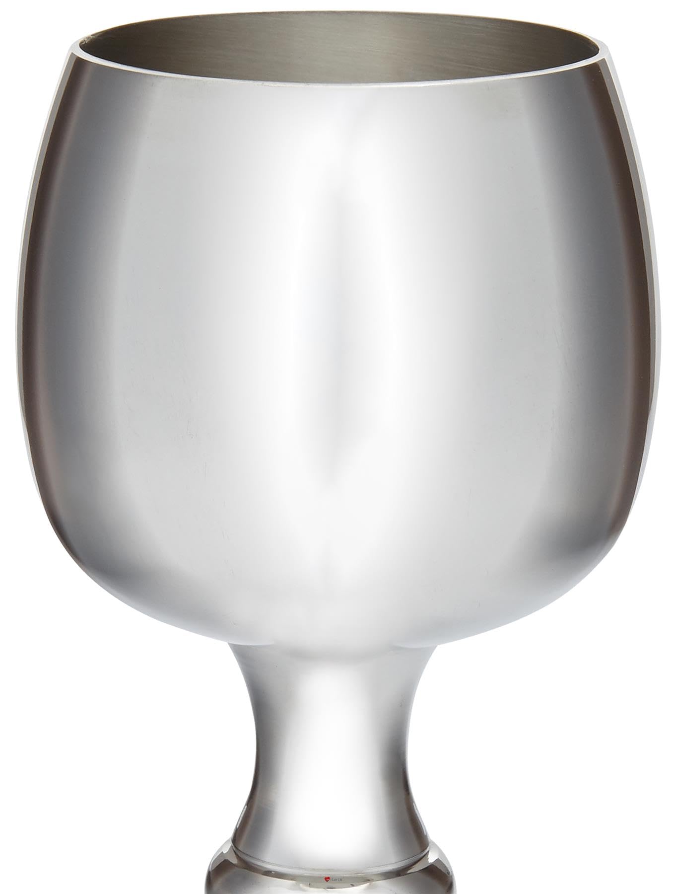 I LUV LTD Peltro Calice a Forma di Tulipano 300 ml Luminoso Lucidato Fine Sia Dentro che Fuori con Funzionalità Touchmark Perfetto per L'incisione