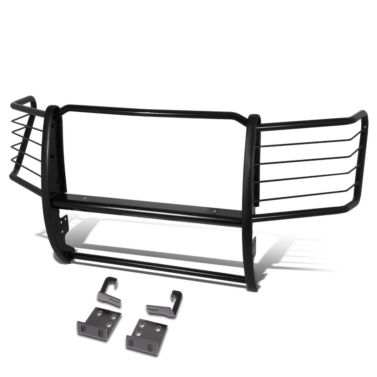 Auto DynastyMild Steel Front Bumper Headlight/Grille Brush Guard Compatible with 11-16 Ford F250/F350/F450/F550 Super Duty