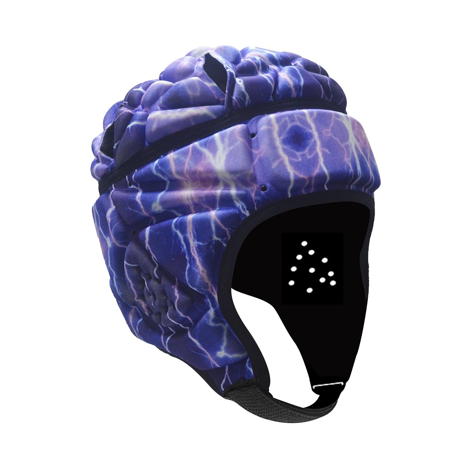 Kids Rugby Helmet, Adjustable Scrum Cap, Rugby Headgear for Soccer Goalkeeper