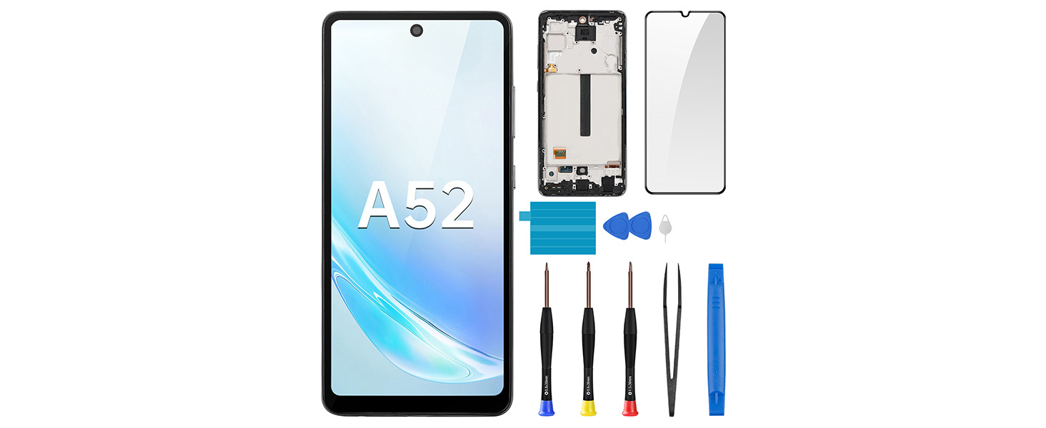 Amazon.com: BESJMYT for Samsung Galaxy A52 4G 5G Screen
