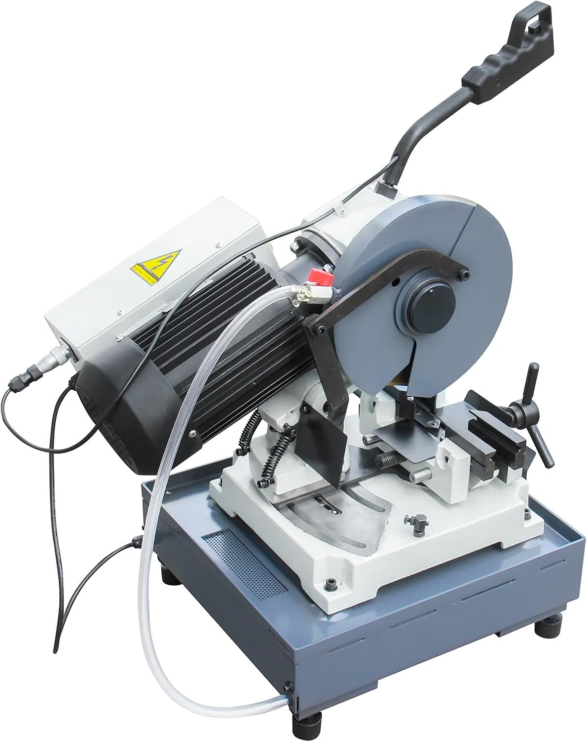 KAKA INDUSTRIAL Manual Cold Saw, 9-Inch Heavy-Duty Metal Cutting Chop Saw, Industrial-Grade High-Speed Steel Blade, Durable Double Clamping Vice, Miter Saw CS-9