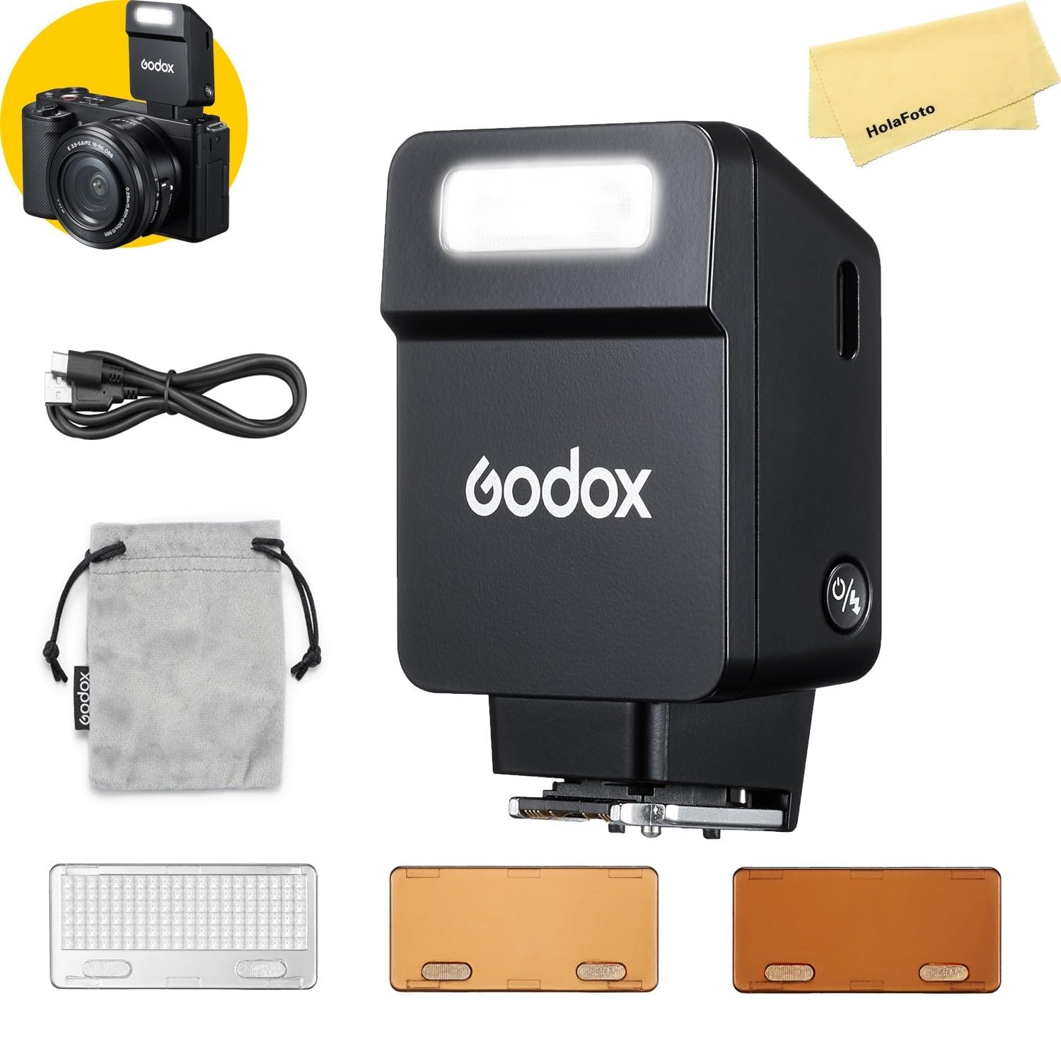 Amazon | Godox iT22 N iT22-N TTL カメラフラッシュ、7.4V/300mAh