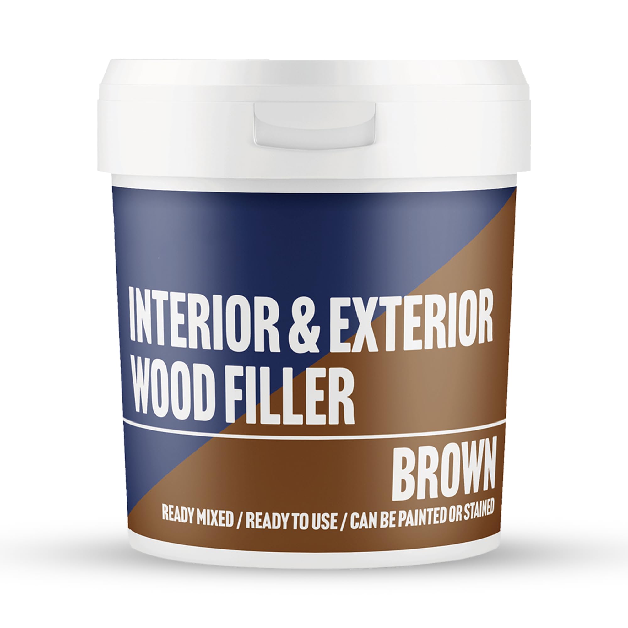 ZOPPER Ready Mixed Wood Filler Brown 470g – Interior & Exterior Wood Repair Paste for Cracks, Holes & Joints – Sandable & Paintable Smooth Finish Timber Filler for Doors, Skirting & Window Frames