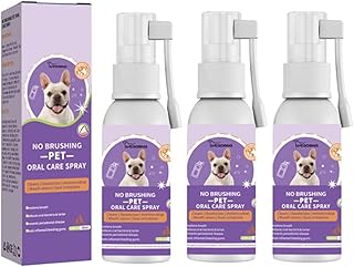 Pet Clean Oral Spray, Pet Teeth Cleaning Spray, Teeth Cleaning Spray for Dogs & Cats, Pet Bad Breath Freshener, Eliminate Bad Breath (3PCS)