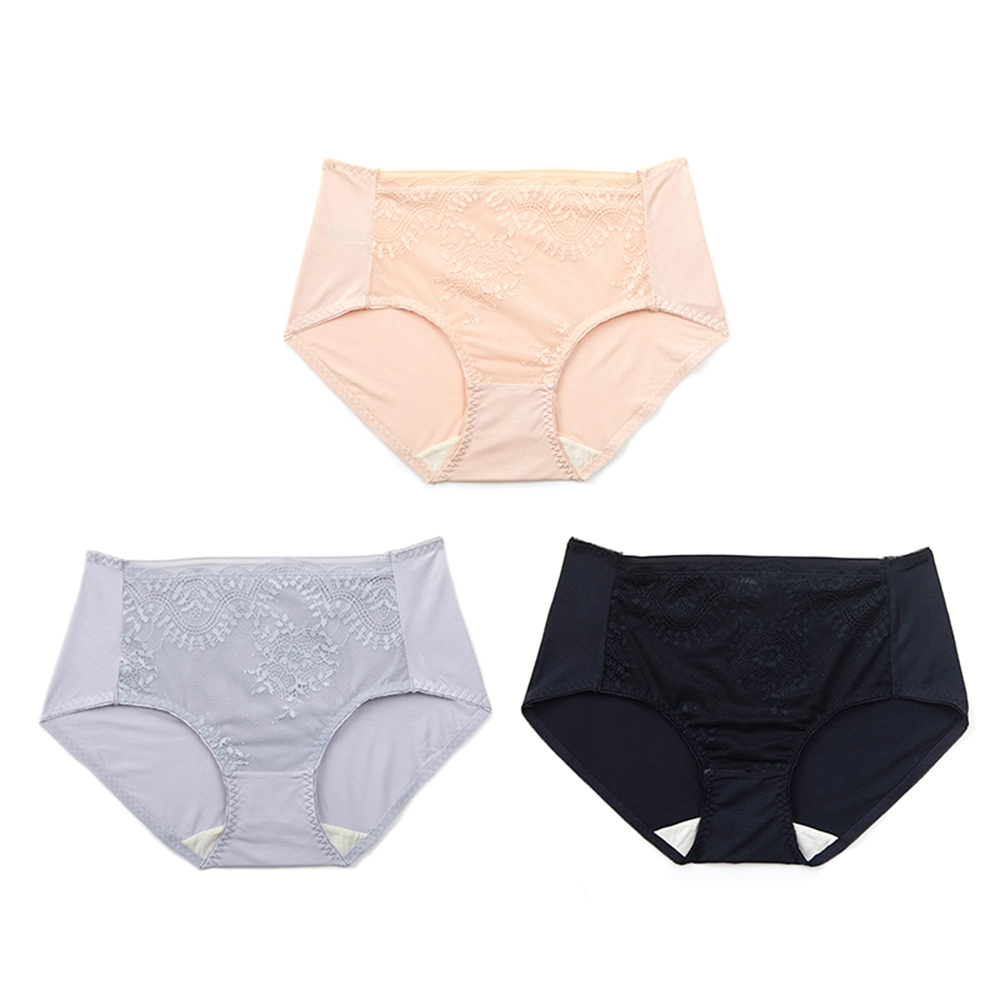 Culotte hipster douce pour femme WENJUN - Slip en coton respirant taille moyenne confortable