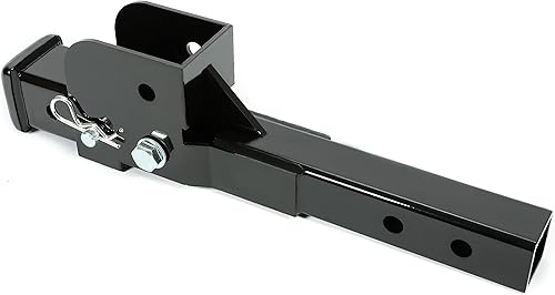 Miniatura 4 de HECASA Adaptador de enganche receptor plegable de 2 pulgadas compatible con enganches de remolque de 2 pulgadas de peso de lengua de hasta 500