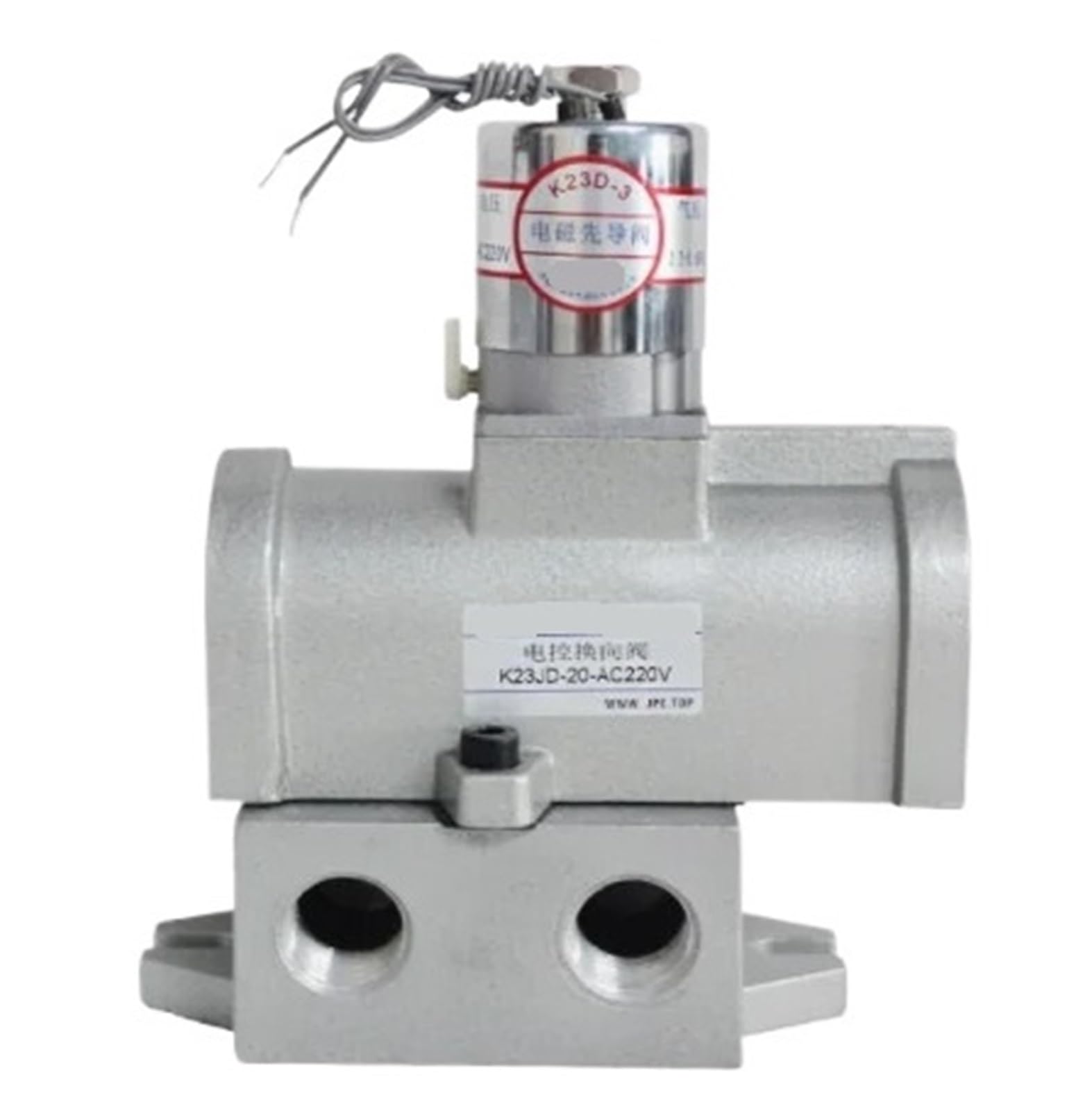 Vanne à soupape K23JD-20[M]-DC24V électrovanne pneumatique 220V AC