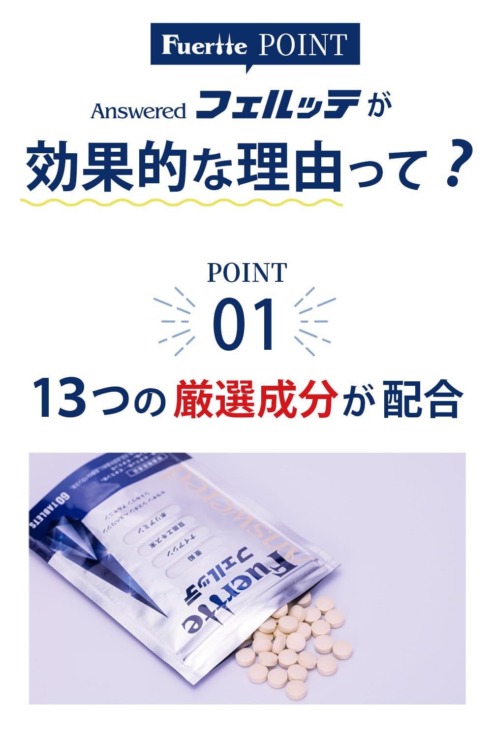 Amazon | アンサード フェルッテ 亜鉛 サプリメント 20日分 薄毛