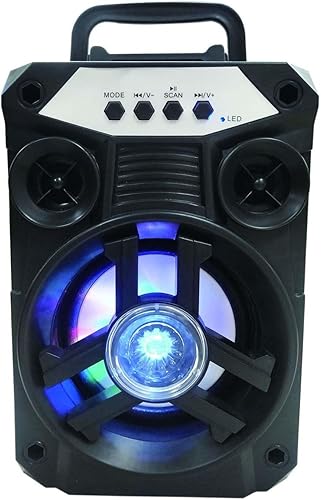 Miniatura 2 de Uscallm Portable Bluetooth Speakers, Bluetooth 5.0 Double WoofersTweeters Wireless Speaker Support USB DriveTF CardAUXFM, Small 3D Stereo Sound