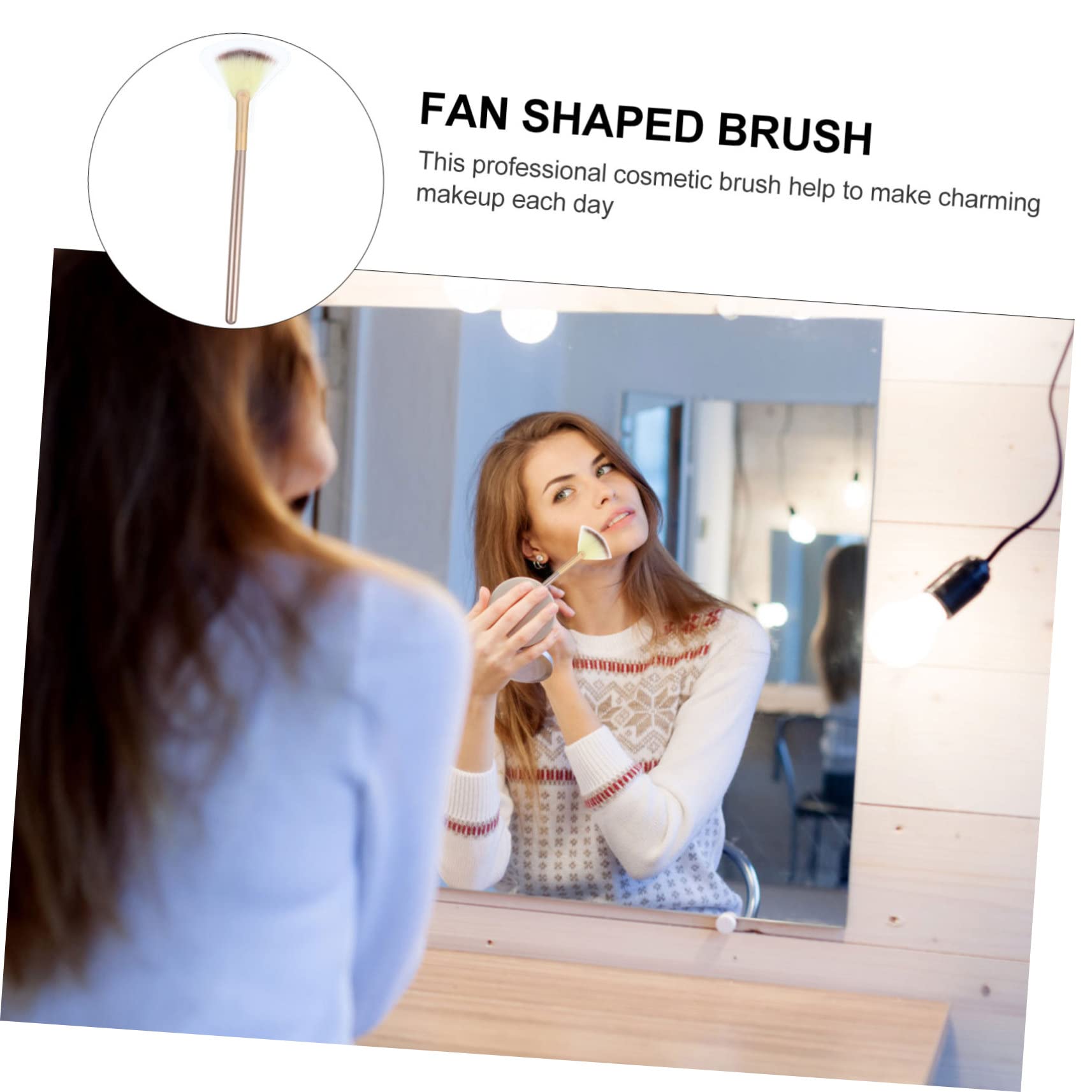 FRCOLOR 27pezzi Per Makeup Per Contouring e Blush Morbidi Per Illuminarie e Ombretto Per e Applicazioni Precise