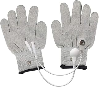 Handschuhe Schmerzlinderung Pulse Elektrotherapie Massager EMS - Leitfähige Handschuhe Gesundheitspflege (L)