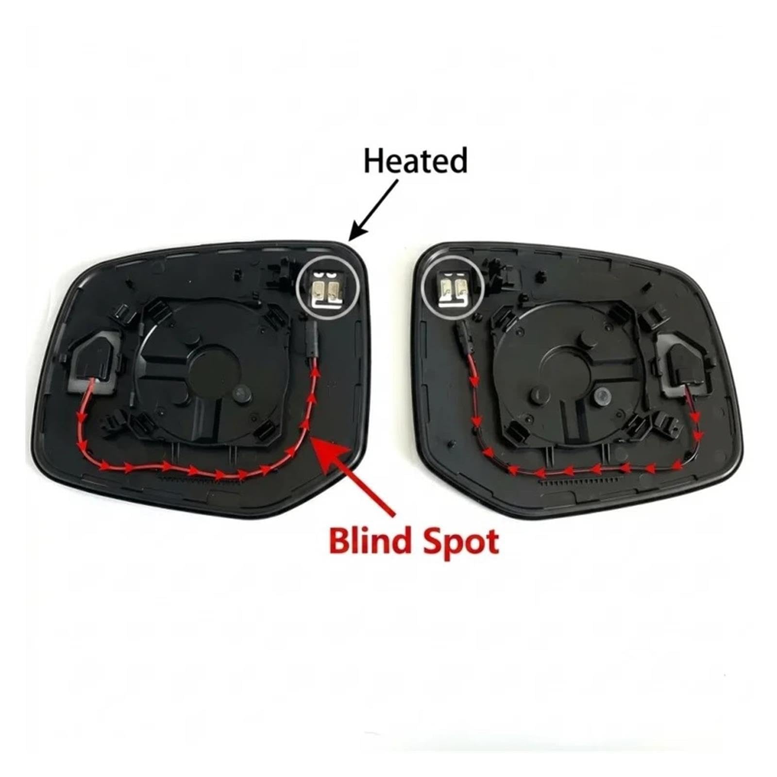 Para Toyota Para Land Para Cruiser LC300 2022 Cristal Espejo Calefactado