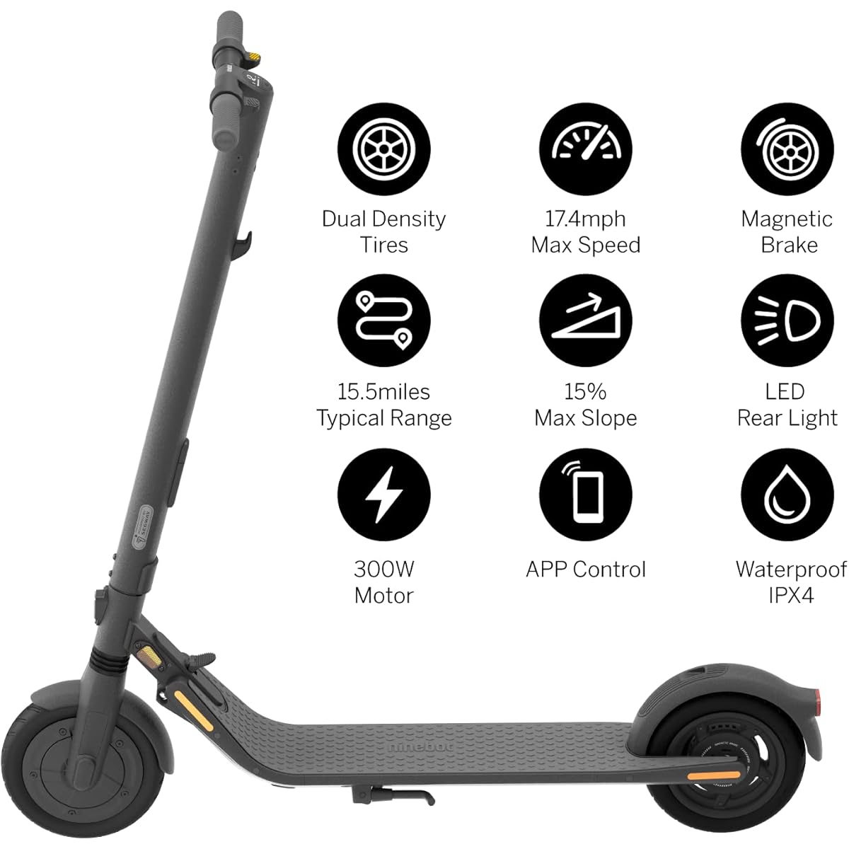 Segway Ninebot Kickscooter E25 Electric Scooter Weight Limit Designer