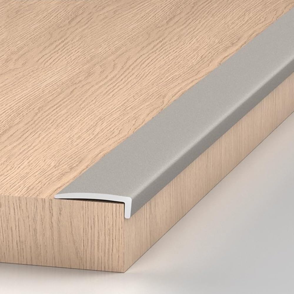Antislip L-Shaped Stair Nose Molding, Anti-Slip Step Molding Strips, Stair Edge Protector for Corner Guard