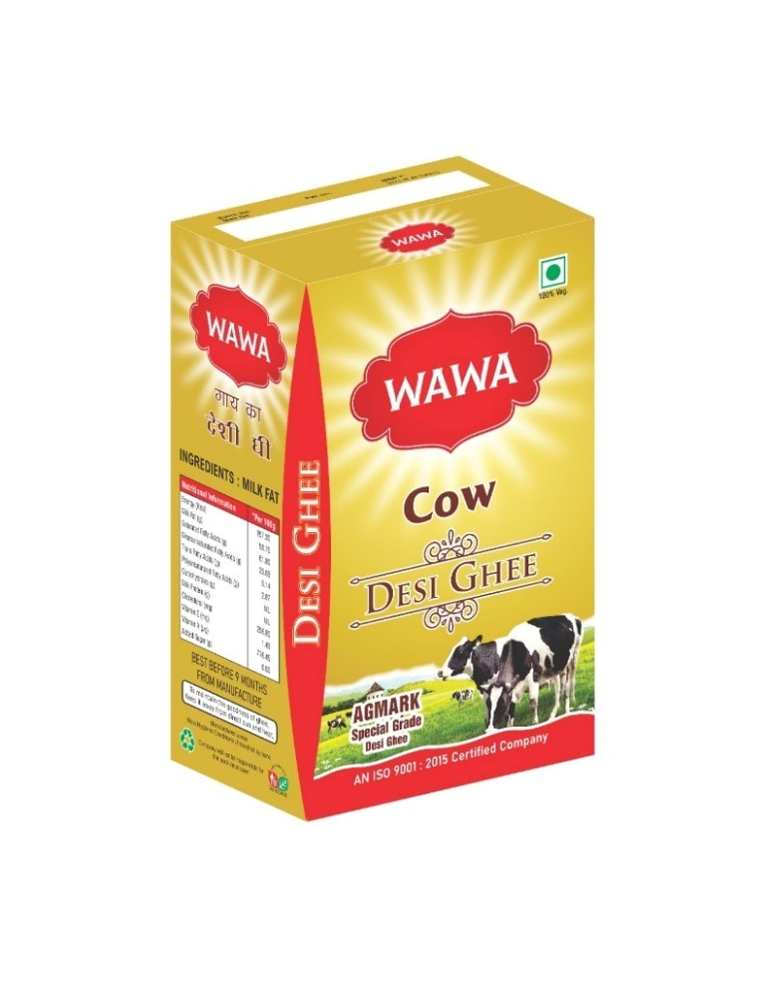 Wawa Pure Desi Ghee - Desi Ghee with Rich Aroma 1ltr tetra-1 (B0CMDB6G7K) Amazon Price History, Amazon Price Tracker