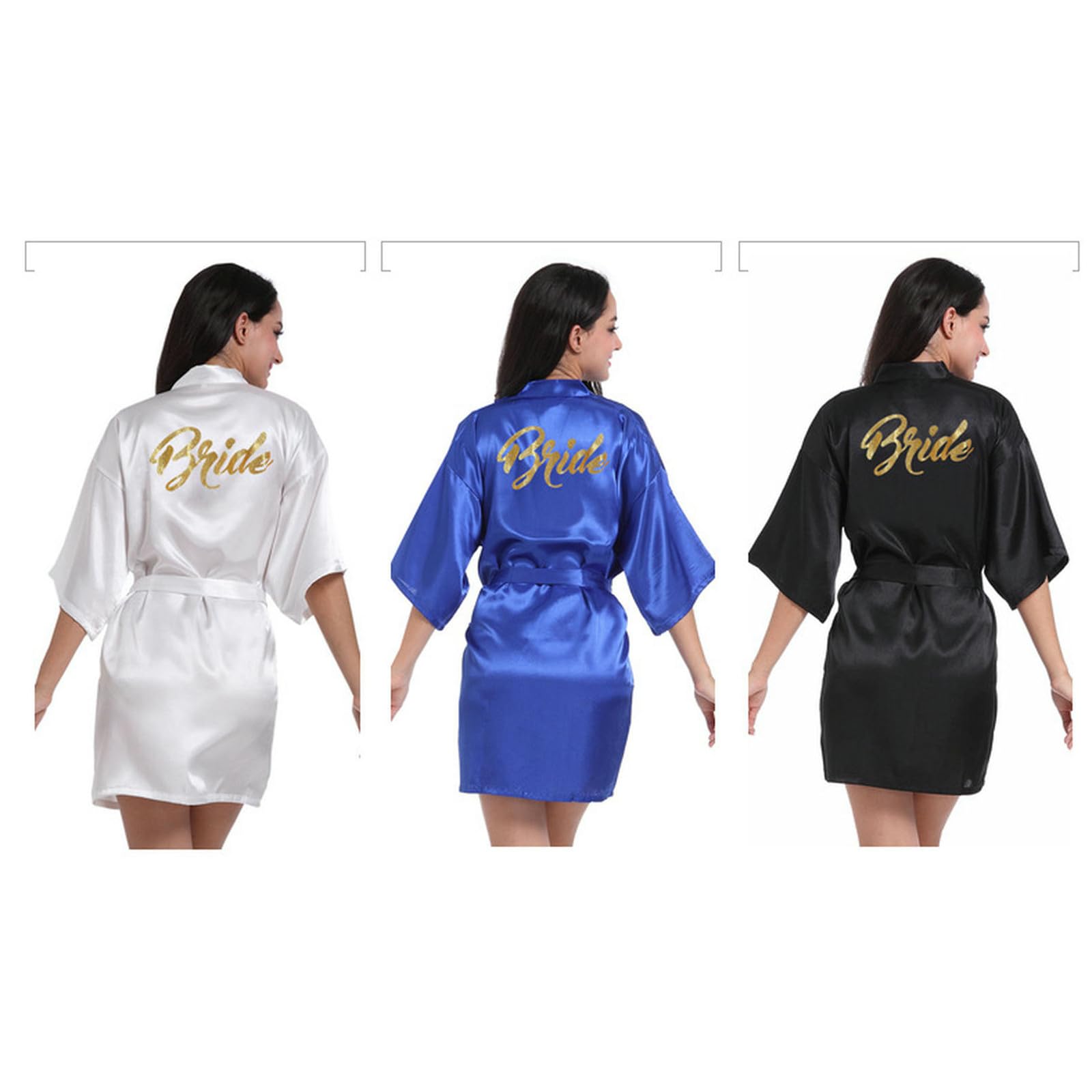Camicia Notte Donna Wedding Wedding Wedding Weight Hot Stamping Gold Letter Night Hot Nightwown Female Summer Shin Cardigan Bridal-illuminare La Polvere-2xl
