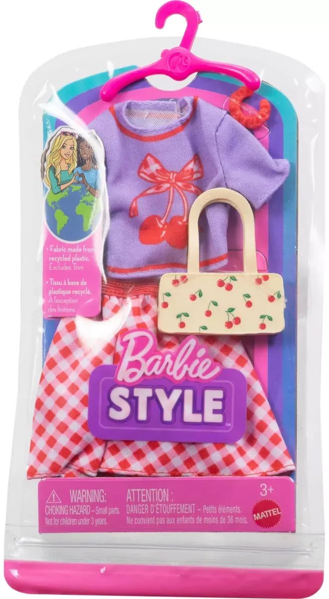 Barbie - Complete Look Fashion Pack - Cherry Top & Skirt/Toys