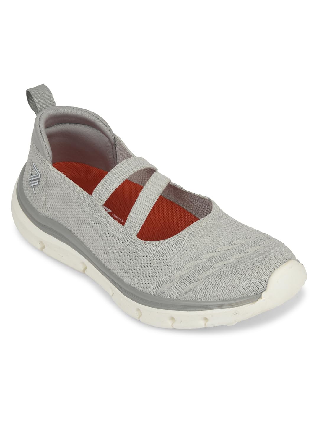 Leap7x Buzz Non-Lacing Sports Walking Shoes for Women - Light Grey | Comfortable and Durable - Suitable for Slip-On Gym, Running,Jogging and Outdoor Shoes for Ladies - Cushioned Footbed-image-45