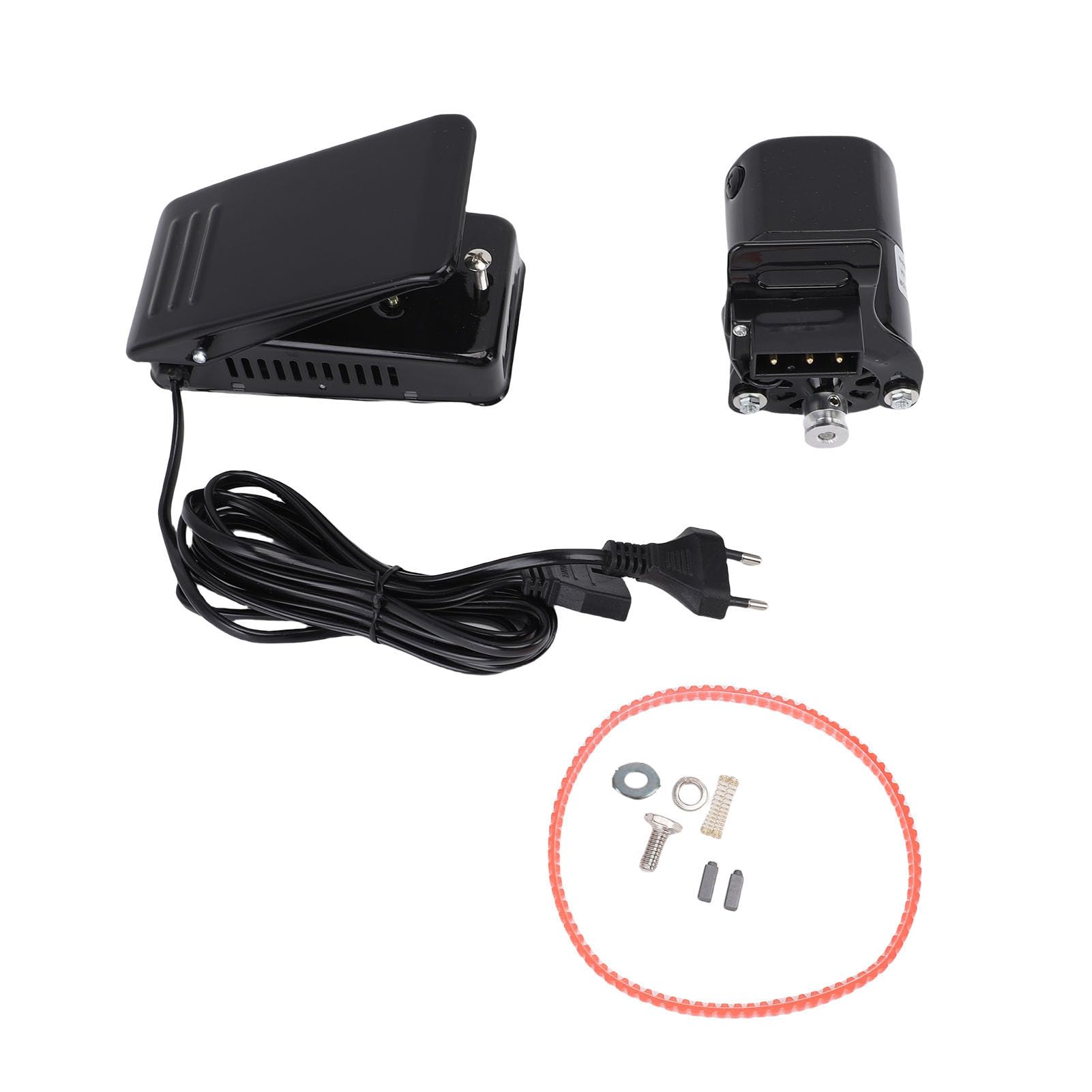 Omabeta Set di Pedali Motore per Macchina da Cucire da 100 W Kit di Comando a Pedale Regolabile a velocità Continua per Quilting e Lavorazione di Plastica e Alluminio